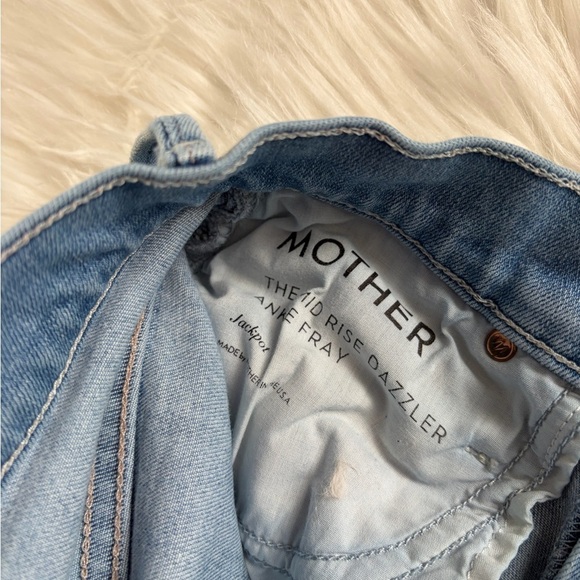 Mother Dazzler Mid Rise Straight Leg Jeans - Picture 7 of 9